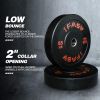 Hex Bar Weights Set Trap Bar Olympic Bumper 55lb Weight Plates Set for Deadlift Weightlifting Bodybuilding - 2 Inch Hexagon Trap Bar with Weights for