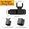 Weight Lifting Hooks for Men and Women(Pair), 330 LB Heavy Duty Gym Lifting Wrist Strap Hook for Deadlifts, Pull-Ups, Strength Training