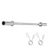 4FT Barbell Bar, Fits 2-Inch Weight Plates, Chrome Plated Barbell Bar with Knurled Grip for Strength Training, Weightlifting, Squat, Deadlift