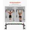 Pull Up Bar, Multi-Grip Wall Mounted Pull Ups, 50 in Width Multifunctional Chin Up Training Station