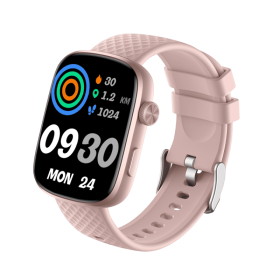 1.95-inch Smartwatch Fitness Tracker With Multiple Exercise Modes (Option: Pink)
