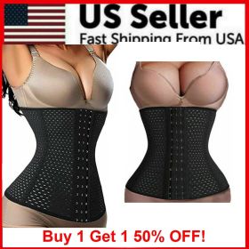 Corset Waist Trainer Training Shaper Body Shapewear Underbust Cincher Tummy Belt (Sizes: XS)
